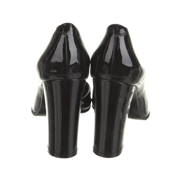 Marc Jacobs Patent Leather d'Orsay Block Heel Pumps - 37.5 - Black - Picture 3 of 4